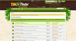 Desktop Screenshot of community.thcfinder.com