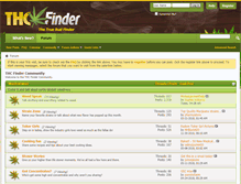 Tablet Screenshot of community.thcfinder.com